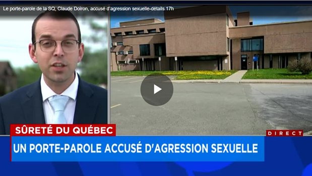 Le porte-parole de la SQ, Claude Doiron, accusé d’agression sexuelle